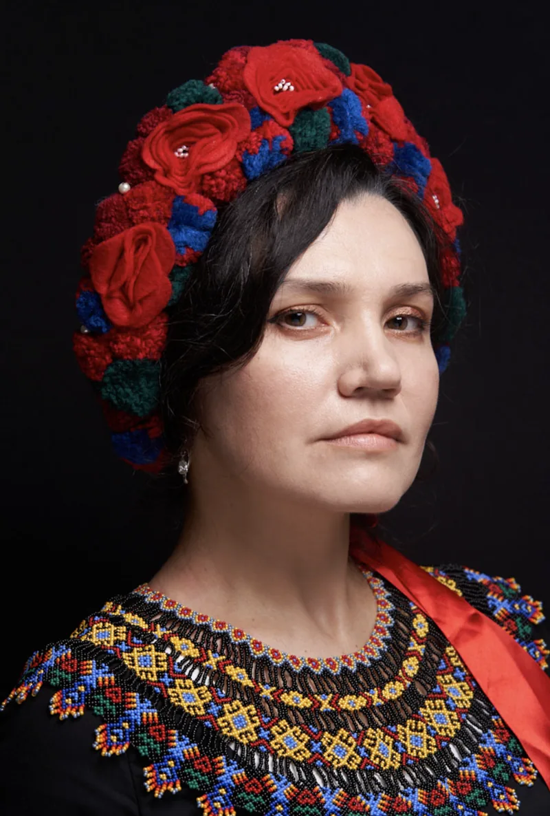 Nadiia &mdash; portrait from the Faces of Resilience exhibition