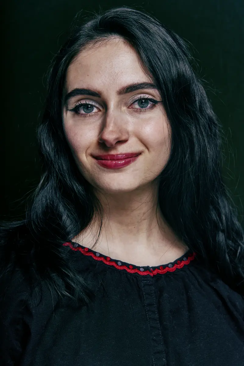 Anastasiia, photographed for the Faces of Resilience exhibition